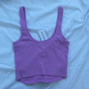 Purple crop top, size XS from pacsun. Brand new